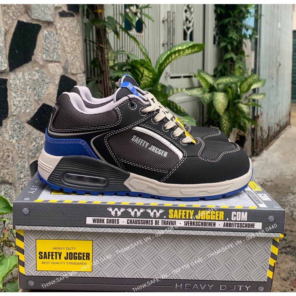 Giày bảo hộ lao động Safey Jogger Raptor S1P SRC kiểu dáng thể thao, chống đâm xuyên, chống tĩnh điện - Thinksafe