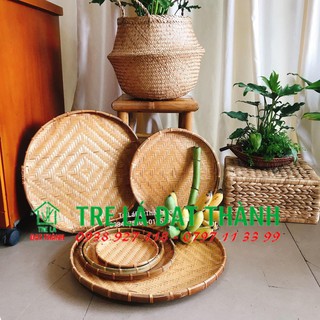 Mẹt tre dây mây: bộ mẹt tre 8 món