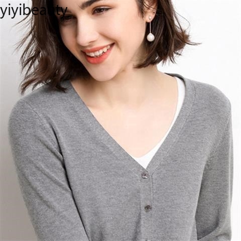  Áo khoác len cardigan cổ chữ V form rộng mẫu 2019 trẻ trung thời trang cho nữ | BigBuy360 - bigbuy360.vn