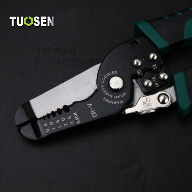 Kiềm tuốt dây điện đa năng TUOSEN 3 trong 1 , hàng nhập ngoại chất lượng tiêu chuẩn 5 sao.