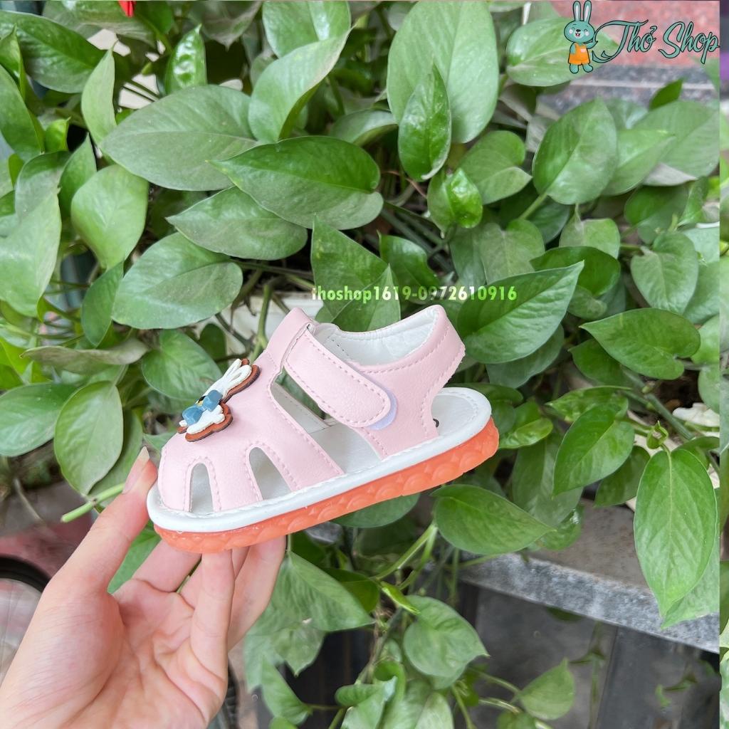 Dép Tập Đi Cho Bé Gái chống trơn chống trượt,siêu mềm,có phát tiếng kêu dễ thương( kèm ảnh thật )