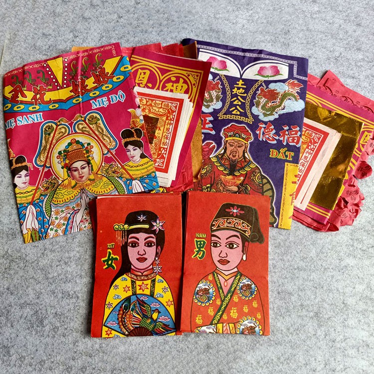 Bộ Giấy Cúng Đầy Tháng, Thôi nôi đầy đủ