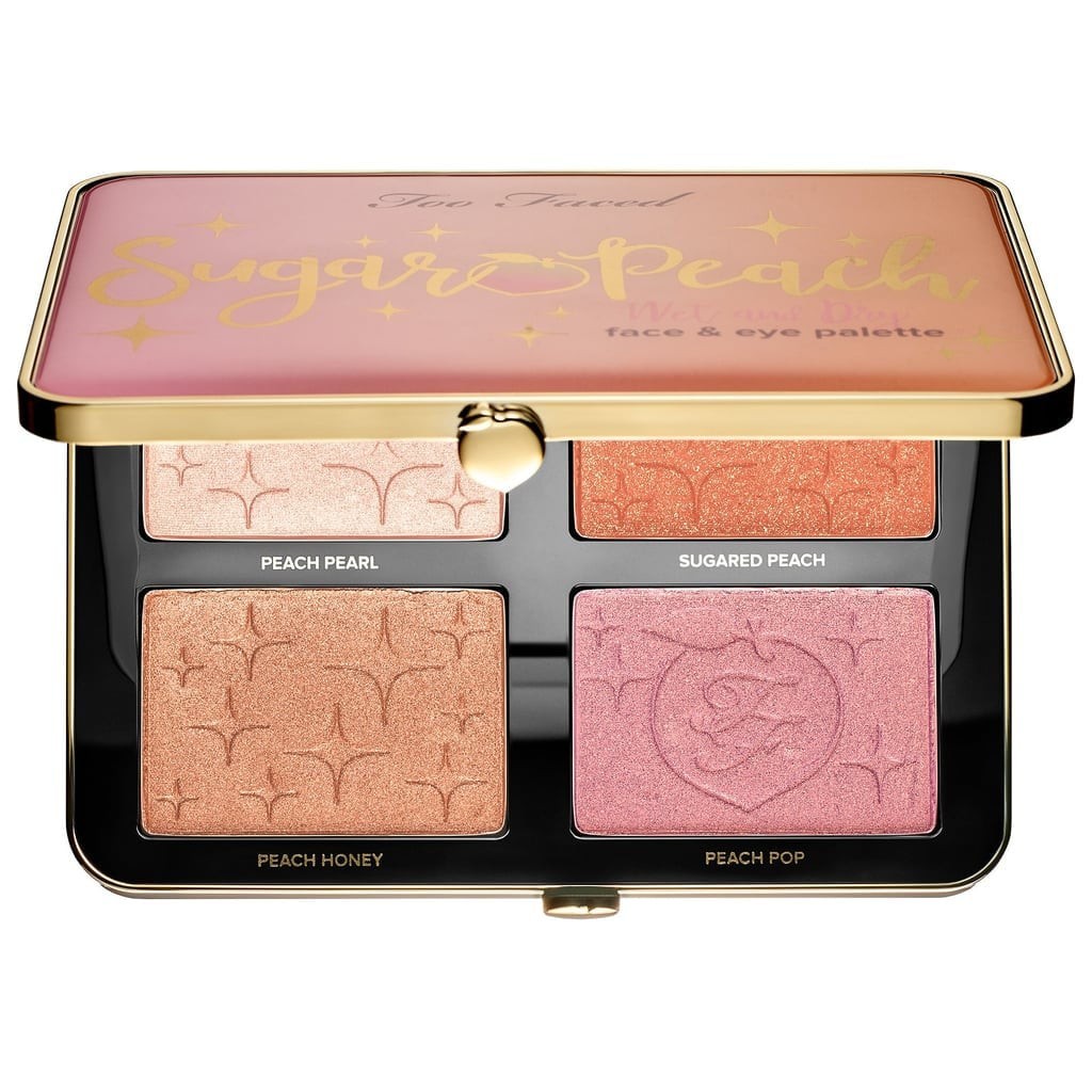 BẢNG PHẤN TẠO KHỐI TOO FACE SUGAR PEACH WET AND DRY FACE &amp; EYE PALETTE CHÍNH HÃNG - 8169