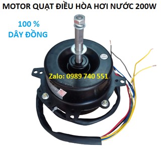 Motor quạt điều hòa hơi nước 200w - quay ngược chiều kim đồng hồ