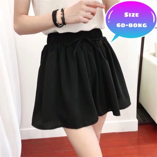 [BIG SIZE] Quần đùi nữ ống siêu rộng giả váy cho người 60-80kg
