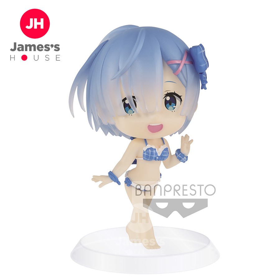 Mô Hình Figure Nhân Vật Anime RE:ZERO STARTING LIFE IN ANOTHER WORLD, REM RAM EMILIA FIGURE, CHIBI KYUN, chính hãng