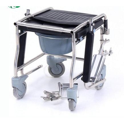 Ghế Bô Cho Người Già, Người Ốm Lucass GX-900 Có Đệm, Bánh Xe, Gác Chân - Như 1 Chiếc Xe Lăn