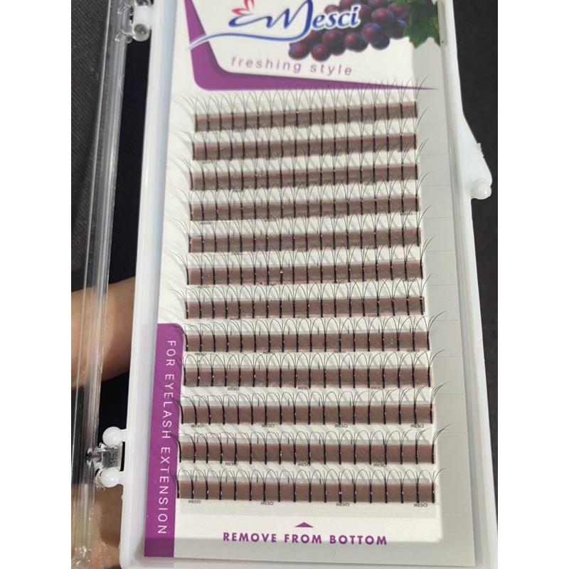 Mi 3d 0.07 D - 3d 0.10 - 2d hàng khay , lông mi nối fan sẵn volume đẹp