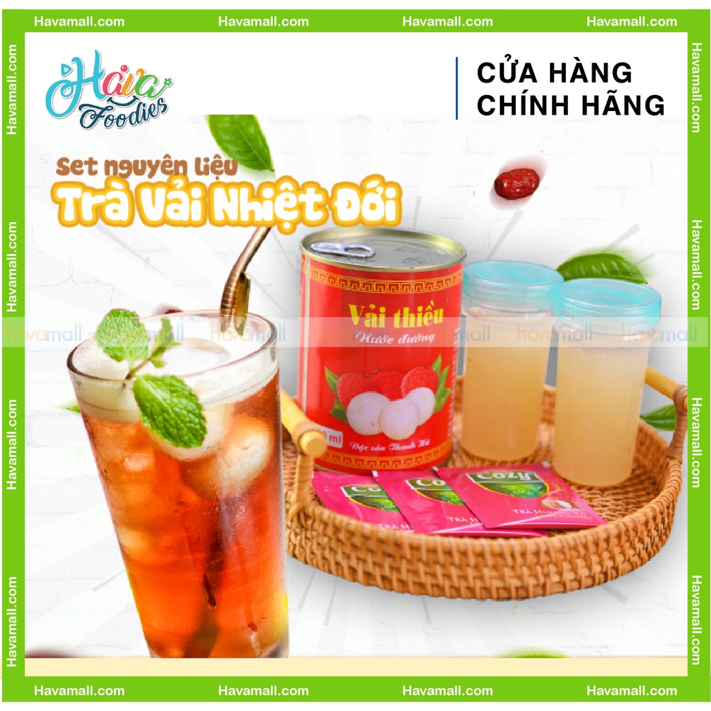 [HÀNG CHÍNH HÃNG] Vải Ngâm Nước Đường Đặc Sản Thanh Hà 560gr