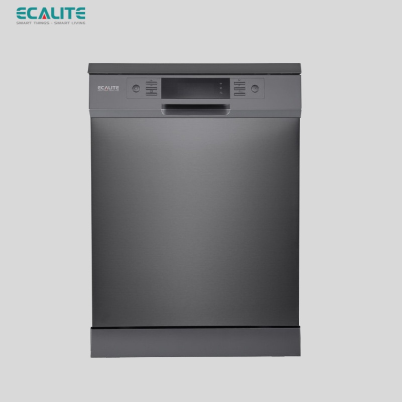 Máy rửa chén độc lập Ecalite EDW-SMS6014AB - Tự Động Hé Cửa