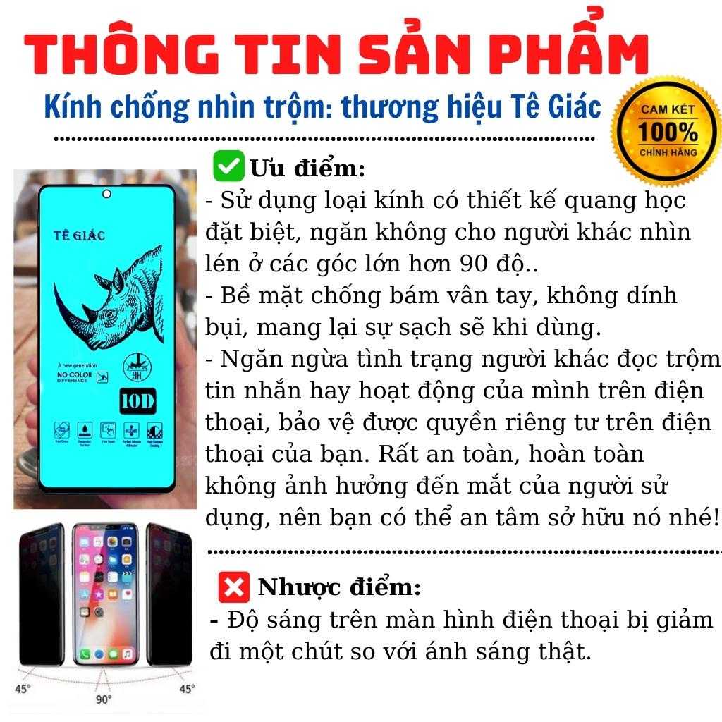 Kính cường lực chống nhìn trộm redmi note 11 11s 11 pro  - dán full màn hình 10D trong suốt - Chính hãng