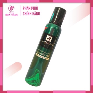 ROMANO Keo Xịt Tóc Tạo Bọt ROMANO STYLING MOUSSE Tạo Kiểu 175G BT Cosmetic