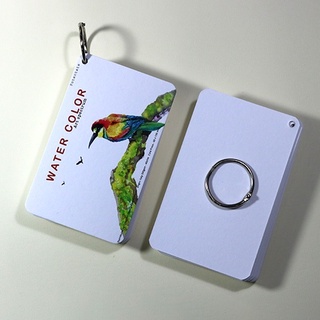 Giấy vẽ màu nước Postcard 40 tờ giấy vẽ chuyên dụng 300gsm vẽ đẹp cả chì và các loại bút màu Green Art - Hàng chính hãng