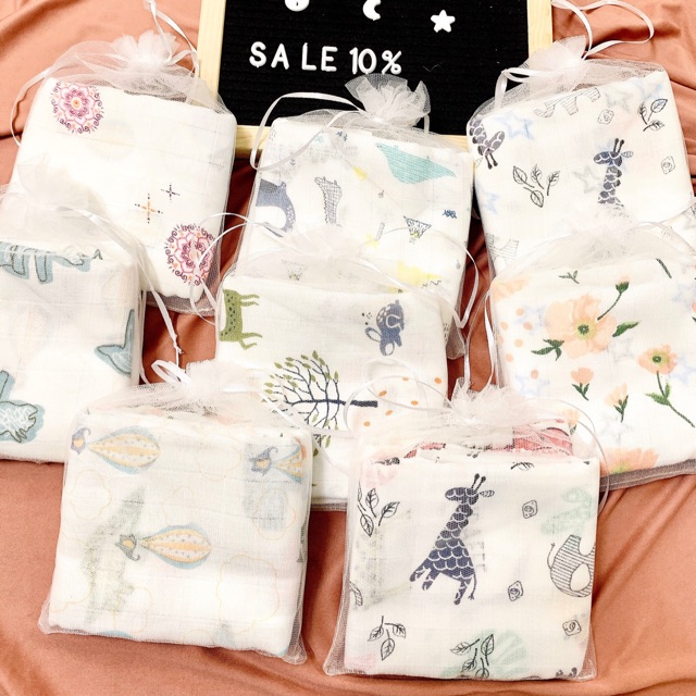 Khăn sữa sợi tre