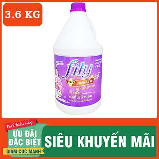 [HN - FREESHIP] Nước Giặt Thái FILY 3.6 lít Hương Thơm Dịu Nhẹ - Bền Lâu (Tím)