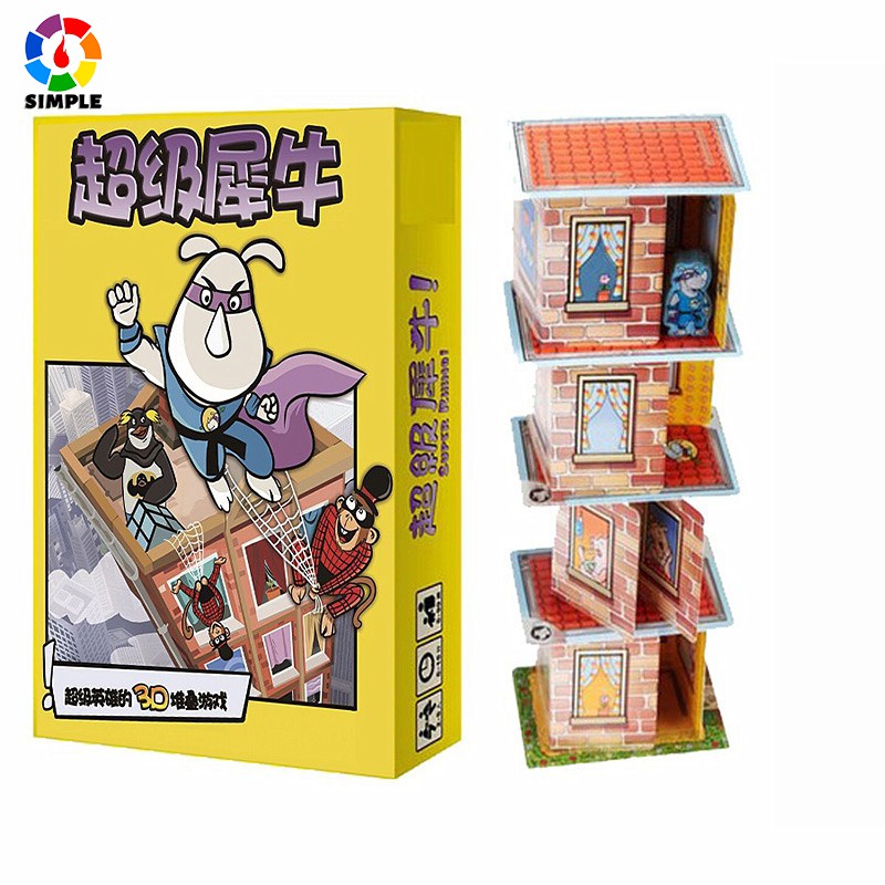 Super Rhino Board Game  Bộ Bài Board Game Super Rhino 2-5 Người Chơi