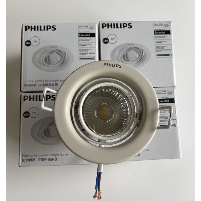 Đèn âm trần led philips-7ww  hàng chính hãng philips...