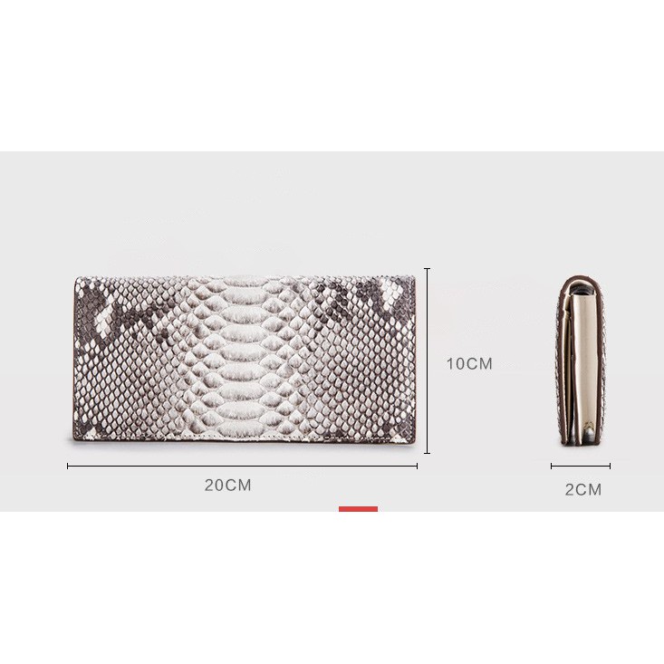 VÍ TIỀN DA TRĂN THẬT 100%