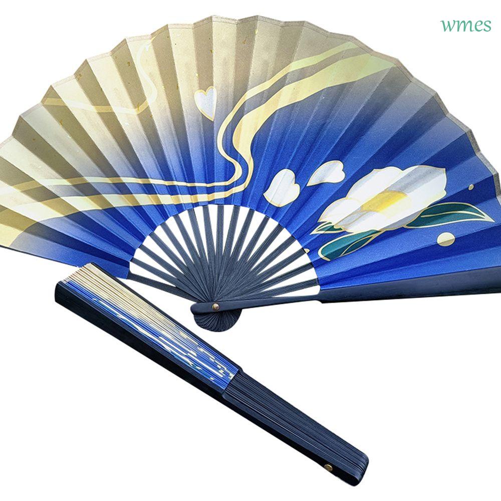 Quạt Giấy Hai Mặt Cầm Tay Gấp Được Dùng Hóa Trang Nhân Vật Game Genshin Va Chạm WMES1