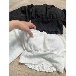 ÁO KIỂU TIỂU THƯ TAY PHỒNG CỘT NƠ m5