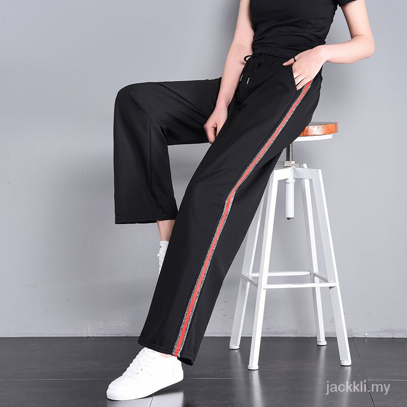 Quần Thể Thao Ống Rộng Lưng Cao Thời Trang Mùa Hè Dành Cho Nữ 2021 | BigBuy360 - bigbuy360.vn