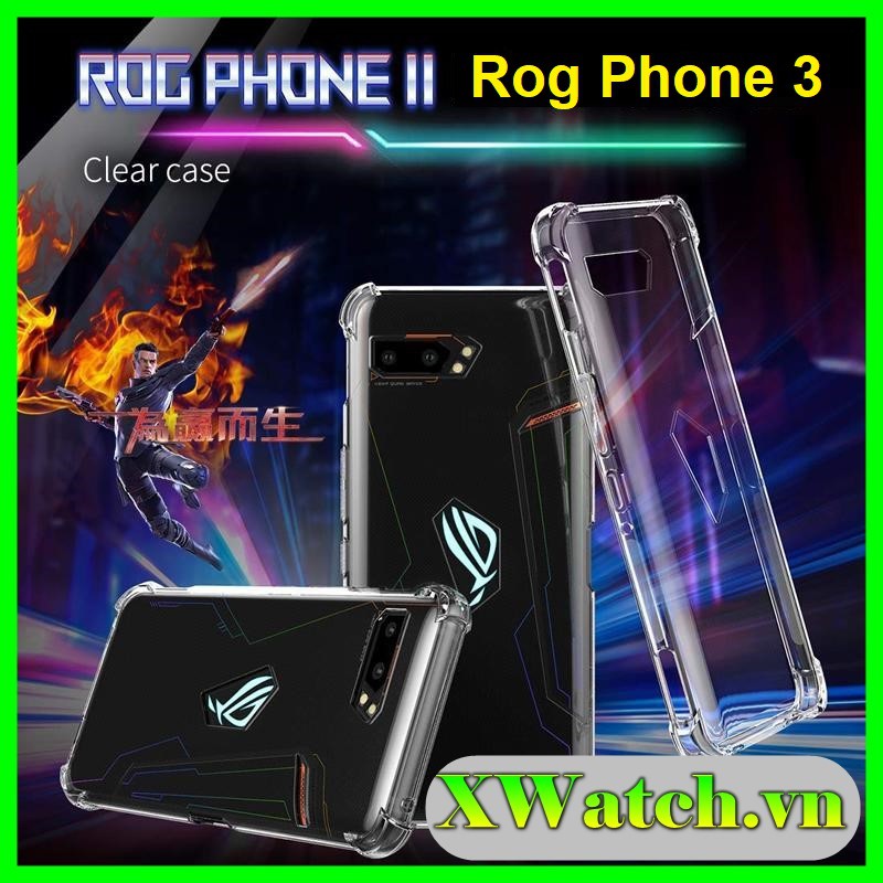Ốp lưng silicon chống va đập cho Asus ROG 7 7 pro ROG 2 / Rog phone 3  ROG 6 ROG phone 6 pro cao cấp