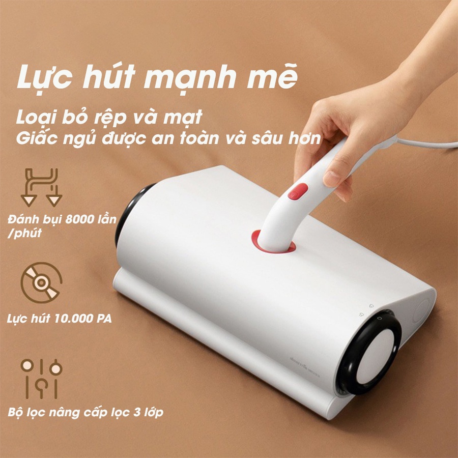 Máy hút bụi giường nệm loại bỏ Mite Deerma DEM CM300 10000Pa