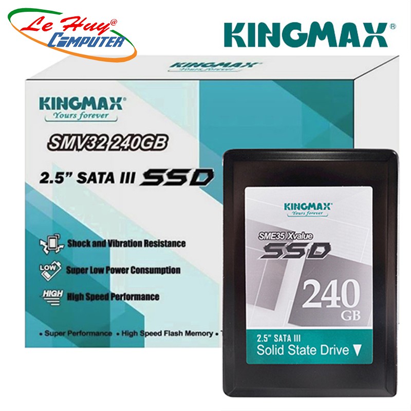 [Mã ELMS05 giảm 5% đơn 300k]Ổ Cứng SSD Kingmax 240GB Sata III 2.5Inch SMV32 - | BigBuy360 - bigbuy360.vn