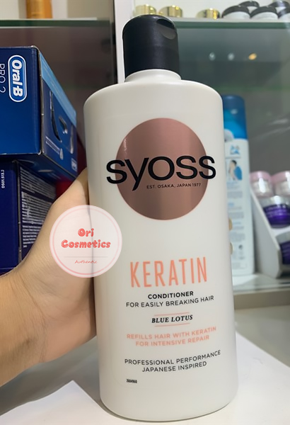 [Rẻ vô địch] [Đủ Bill] Dầu Gội Dầu Xả Phục Hồi hư tổn Syoss Keratin 440ml