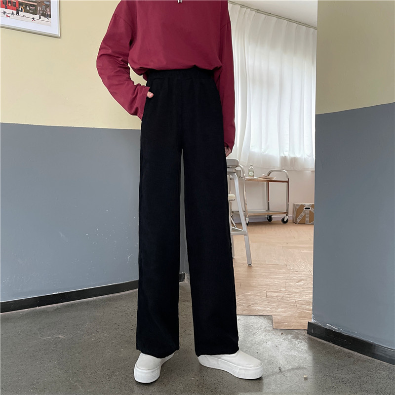 Quần ống rộng lưng cao thiết kế thời trang cho nữ