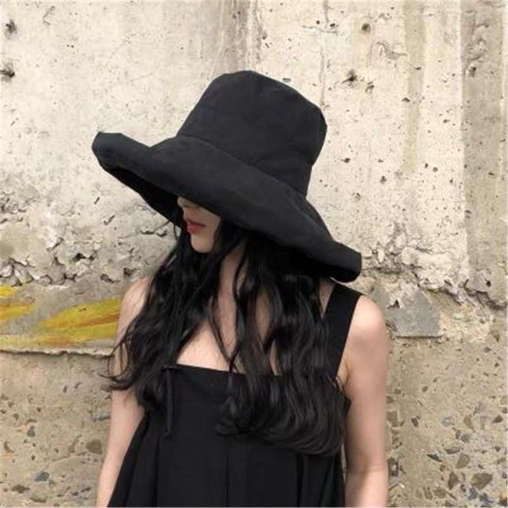 Nón Tai Bèo Vành Rộng Có Dây Chống Gió Gấp Gọn Tiện Dụng