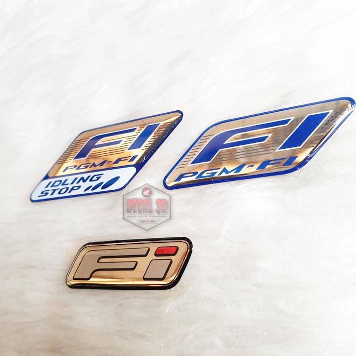 Tem Fi dán đầu trước xe máy hàng zin cao cấp siêu nét bám dính cực tốt