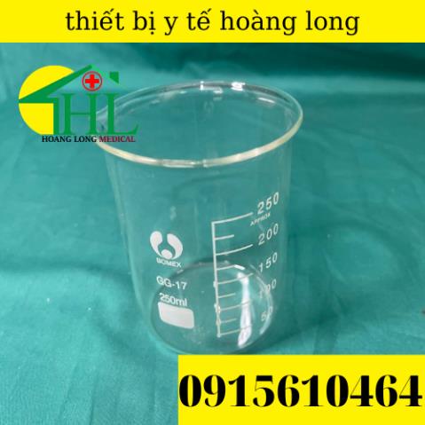 [Hàng Chính Hãng] Cốc Đong Thủy Tinh Thí Nghiệm Từ 50ml Đến 2000ml Bomex