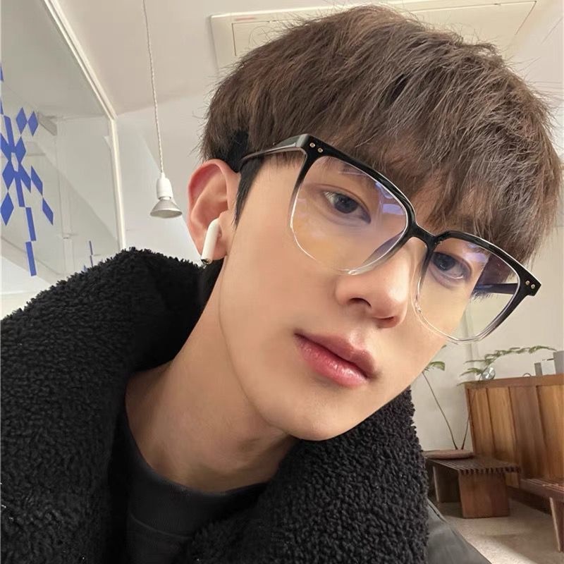 Kính Mát Gọng Vuông TR90 Chống Bức Xạ Thay Đổi Màu Xám Thời Trang Unisex