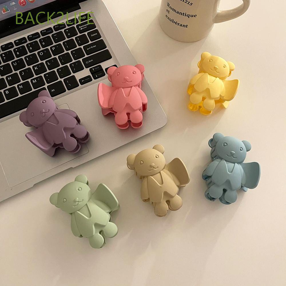 Kẹp Tóc Hình Gấu Nhiều Màu Sắc Thời Trang Thanh Lịch Cho Nữ