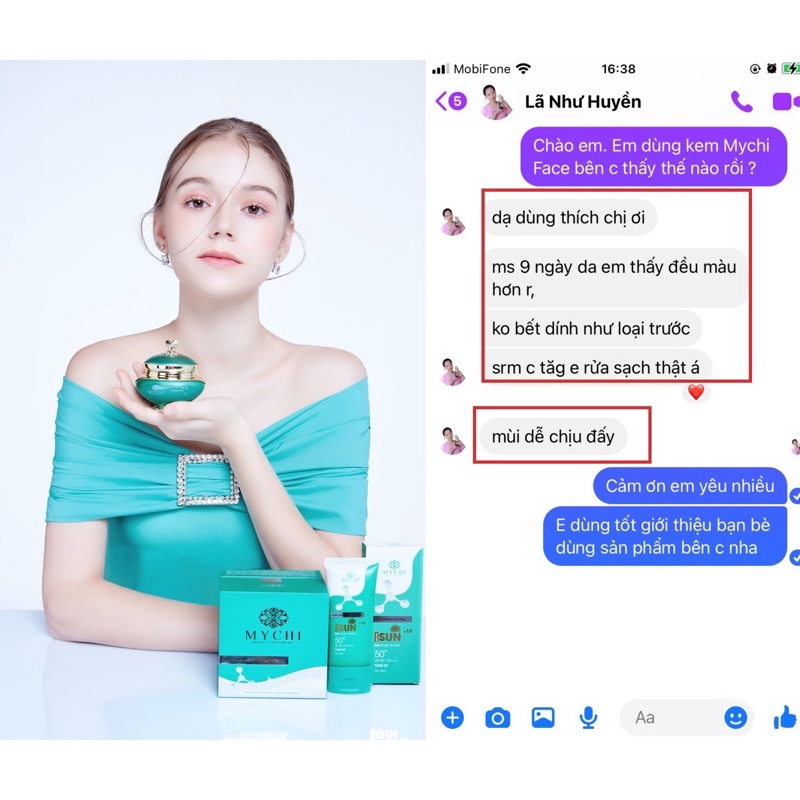 Kem Face Mychi - Kem Mychi face DNA ngựa Hoang
