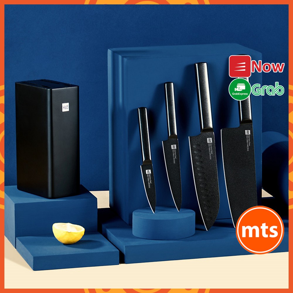 Bộ Dao 5 Món Cao Cấp Huohou HU0076 phủ chống dính chính hãng Xiaomi Youpin phân phối - Minh Tín Shop