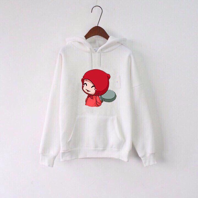 Áo hoodie cô bé quàng khăn đỏ