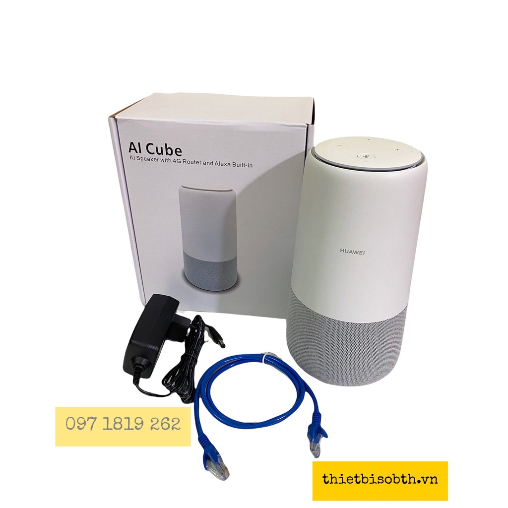 Bộ phát WiFi 4G Huawei AI Cube B900-230, Tốc độ LTE CAT6 300Mbps, WiFi AC 1167Mbps B900