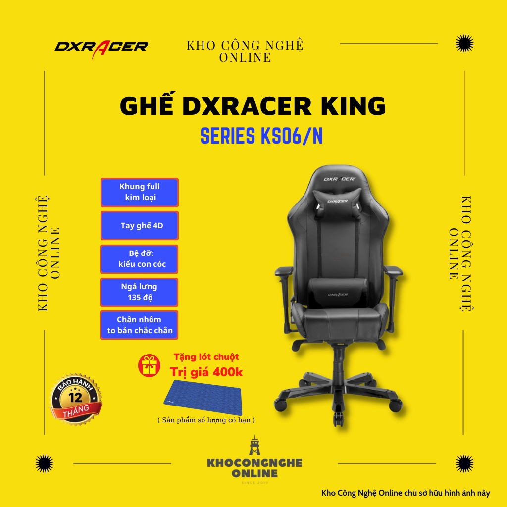 Ghế DXRACER King Series KS06/N