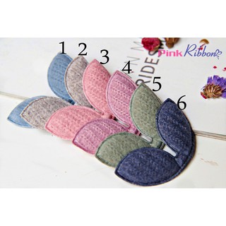 SET2C - Tai thỏ len nhồi bông  dùng trang trí may mặc, phụ kiện thời trang, phụ liệu may mặc, phụ kiện tóc, DIY