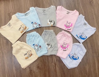 Set 5 Bộ cộc kẻ noubaby