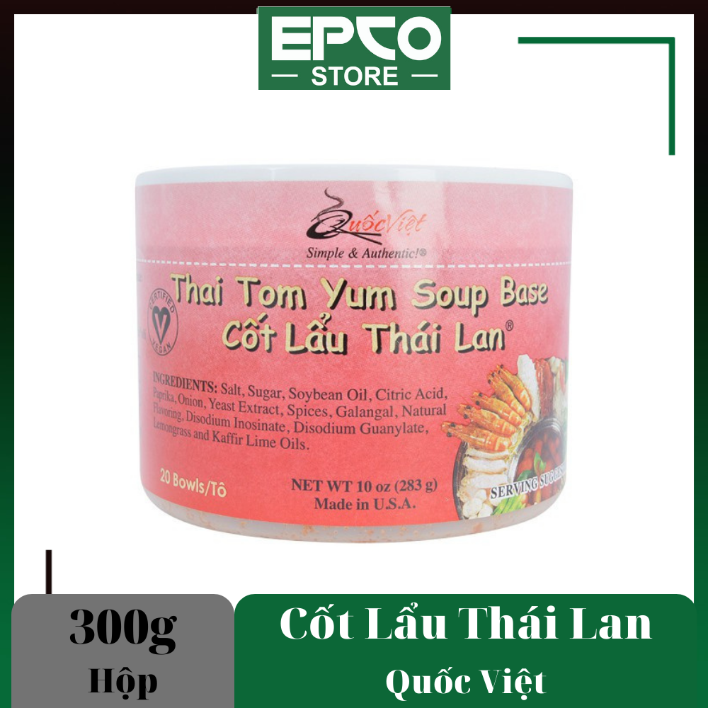 Gia Vị Lẩu Thái Lan Cốt Quốc Việt Hộp 300g