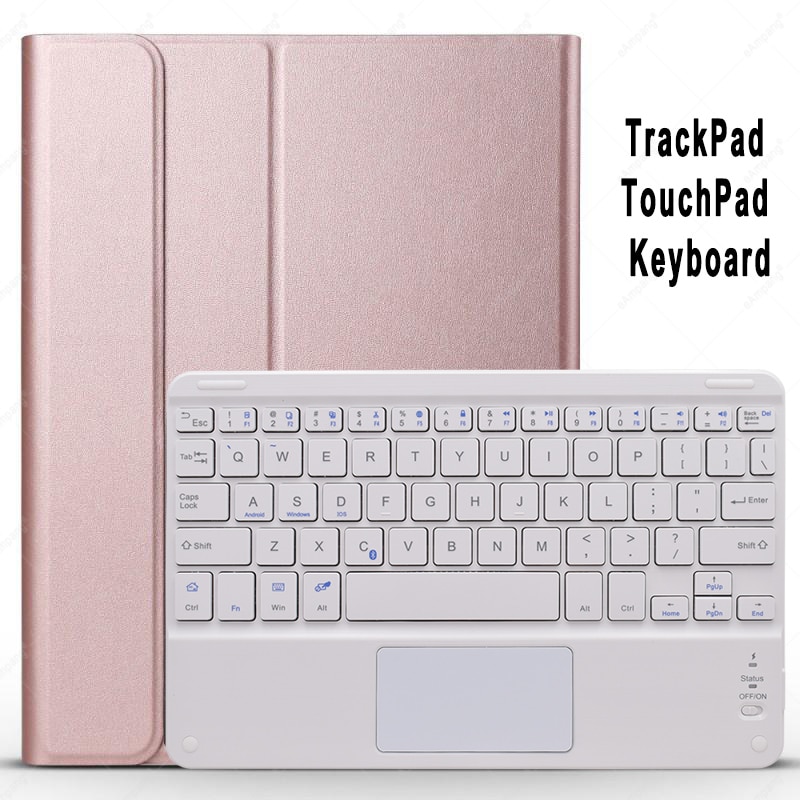 Case Touchpad Keyboard For Huawei Mediapad T5 10 M5 lite 10.1 M5 10 Pro M6 10.8 Matepad 10.4 Pro 10.8 T10 T10S 10.1 Cover Shell