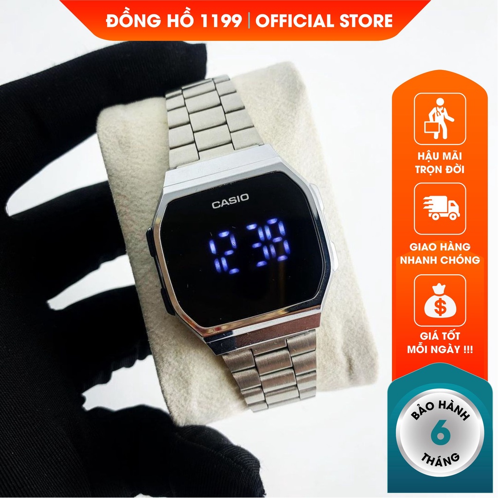 Đồng Hồ Nam/Nữ - Đồng Hồ Vintage Unisex Dây Thép Led Chạm Đa Chức Năng Chống Nước 974RT- 1199 Watches | BigBuy360 - bigbuy360.vn
