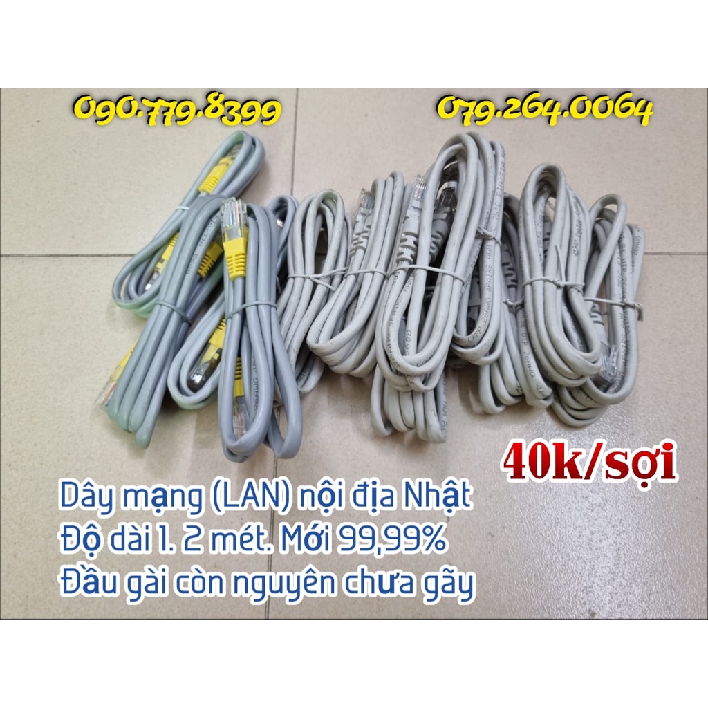 Dây mạng (LAN) Cat5e nội địa Nhật