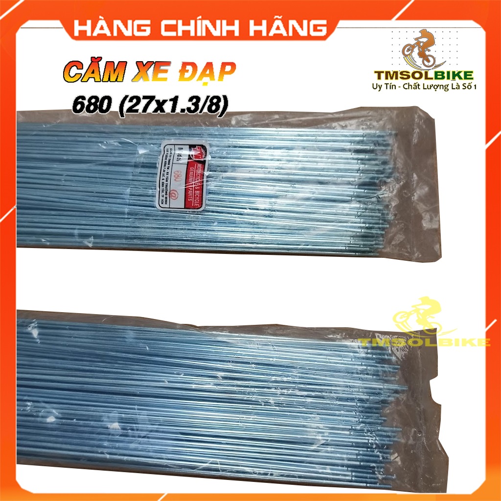 Bộ 72 cây Căm xe đạp Vành 680 660 650 27x1 3/8, 26x1 3/8, 26x1 1/4 Cho Xe đạp Phổ Thông Asama, Martin, Mini , Thống Nhất