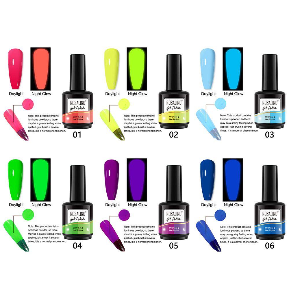 Sơn Móng Tay Dạ Quang Bán Vĩnh Viễn 15ml Heceh