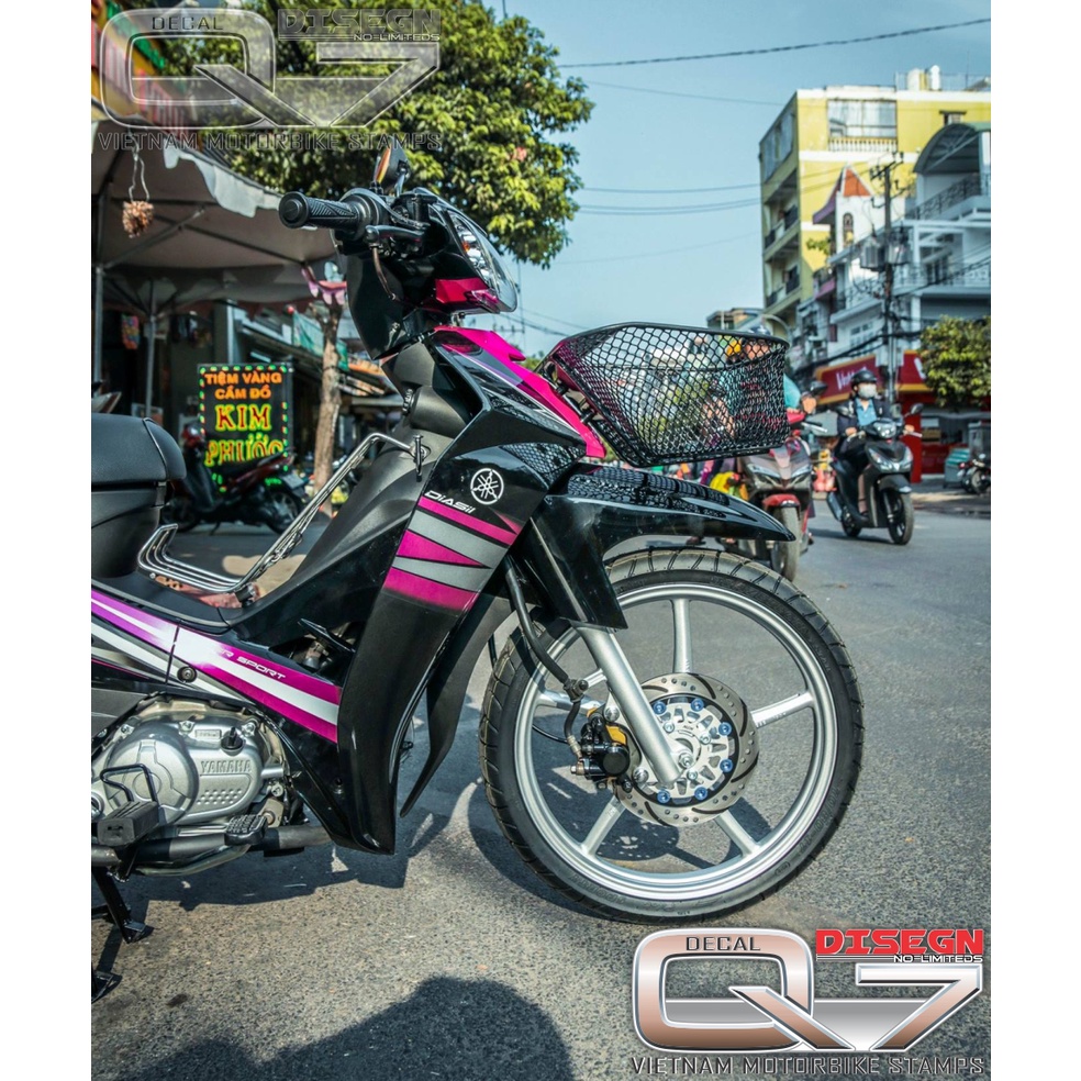 Tem Rời Sirius 110 Tím Đen