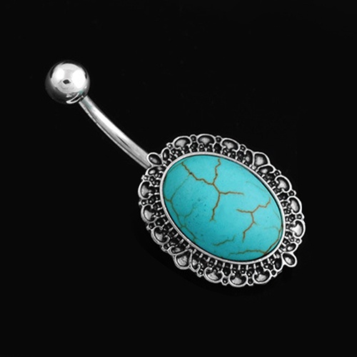 Khuyên rốn bằng thép y tế phong cách Bohemia